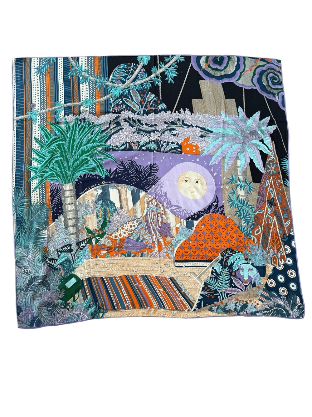Cashmere-Silk Designer-style 130cm Act III Scarf Shawl